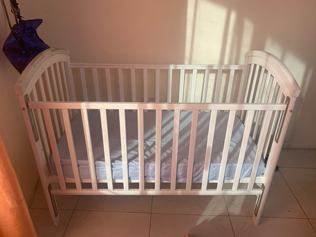 Ras Rumman, Baby & Kid Stuff, BHD 35,  Baby Crib With Mattress For Sale &ndash; Good Condition
