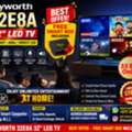 BHD 33,  SKYWORTH 32E8A LED TV + FREE SMART BOX 33BD Only