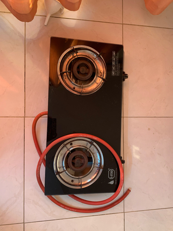 Ras Rumman, Appliances, BHD 1,  2-Burner Gas Stove For Sale &ndash; One Burner Working