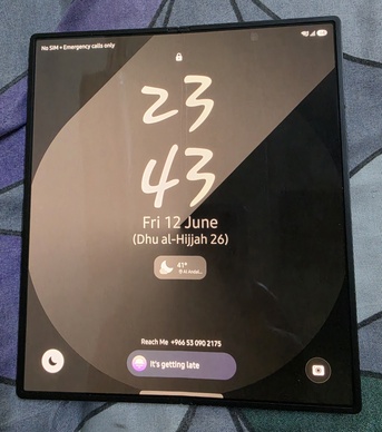 Riyadh, Mobile Phones, SAR 3300,  Samsung Galaxy Fold 6 12/256 Special Edition Color Black