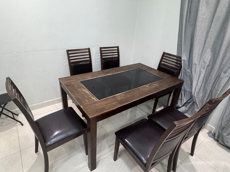 Al Malaz, Furniture, SAR 650,  Dining Table With 6chairs For Sale