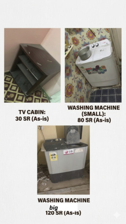 Riyadh, Appliances, SAR 50,  Baby Items Gas Cylinder  Washing Machine