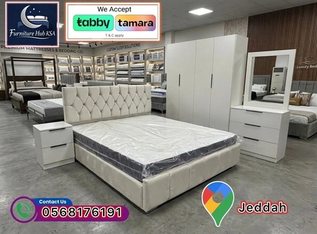Jeddah, Furniture, SAR 1,  COMPLETE WOODEN BEDROOM FURNITURE SETS ON SPECIAL OFFER 1600 SAR