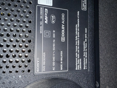 Budaiya, Electronics, BHD 180,  Sony Party Speaker (also Can Be A Karaoke, Dvd, Touch Screen)