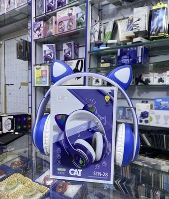 Gudaibiya, Electronics, BHD 1,  Brand New STN-28 Wireless Cat Ear Headphones (LED Lights)