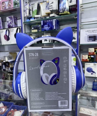 Gudaibiya, Electronics, BHD 1,  Brand New STN-28 Wireless Cat Ear Headphones (LED Lights)