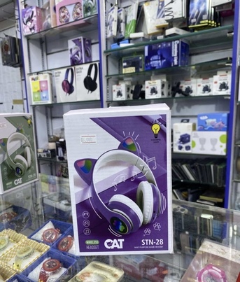 Gudaibiya, Electronics, BHD 1,  Brand New STN-28 Wireless Cat Ear Headphones (LED Lights)
