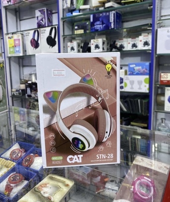 Gudaibiya, Electronics, BHD 1,  Brand New STN-28 Wireless Cat Ear Headphones (LED Lights)