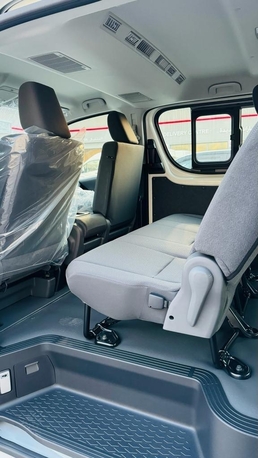 Salmaniya, Vehicles, Cars & Trucks , Toyota Hi-Ace,  2026,  Automatic,  1800 KM,   Toyota Hiace Half Passenger & Half Cargo Brand New Bus.