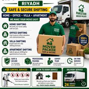 PAKISTANI MOVER PACKER RIYADH SAFE & SCOURE SHIFTING ALL KSA DELIVRY 0550786474