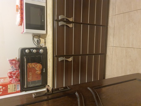Riyadh, Furniture, SAR 150,  Wooden Cabinet 3 Doors With Marble Top In Good Condition