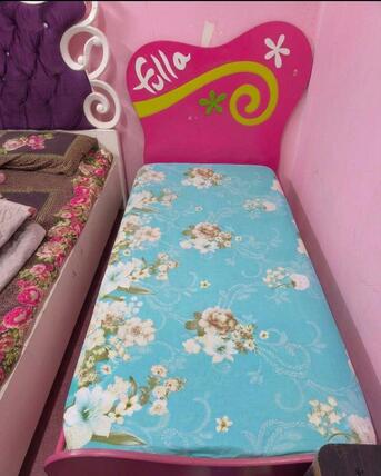 Khobar, Furniture, SAR 800,  FULLA Kids Single Bed With Cupboard In Excellent Condition