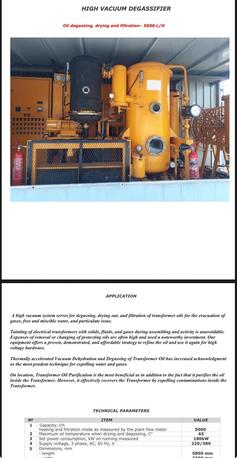 Riyadh, Equipment Rental, Transformer Oil Purification Machine 5000 Ltr/Hr For Only 500 SAR/day
