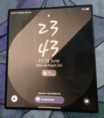 Riyadh, Mobile Phones, SAR 3300,  Samsung Galaxy Fold 6 12/256 Special Edition Color Black