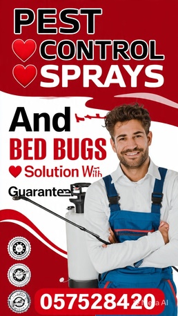 Al Urayja, Pest Control, H593PEST CONTROL&hearts;️SPRAYS&hearts;️And BED BUGS&hearts;️Solution With Guaranteed&hearts;️0575282420