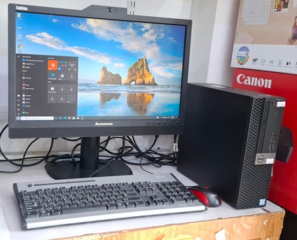 Manama, Computers, BHD 93,  DELL Core I7 6th Gen Computer Set 22" FHD Multimedia Monitor Built In Webcam 8GB DDR4 RAM