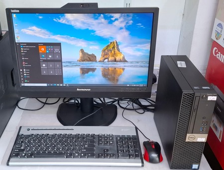 Manama, Computers, BHD 93,  DELL Core I7 6th Gen Computer Set 22" FHD Multimedia Monitor Built In Webcam 8GB DDR4 RAM