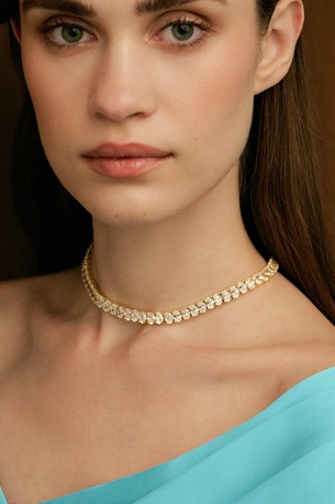 New Delhi, Jewelry, INR 74999,  Stunning Silver Choker Necklace &ndash; Elegant, Bold & Effortlessly Chic