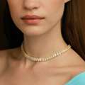 INR 74999,  Stunning Silver Choker Necklace &ndash; Elegant, Bold & Effortlessly Chic