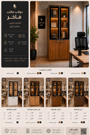 Jeddah, Furniture, SAR 1,  Files Cabinets Available 2 Doors And 3 Doors In Different Colours And Reasonables Prices