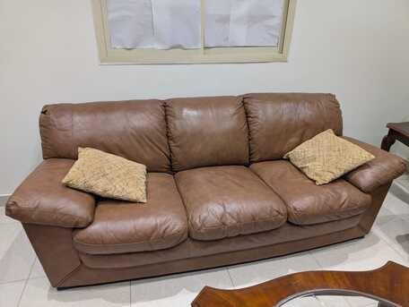 Olaya, Furniture, SAR 2950,  7 Seater Leather Sofas For Sale