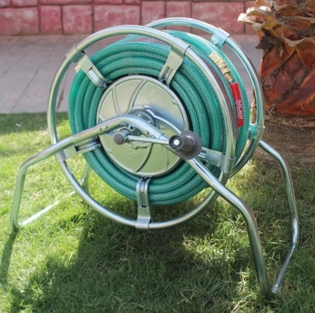 Riyadh, Farm & Garden, SAR 245,  Hose Reel: The Metal Frame/wheel Structure Used For Winding The Pipe