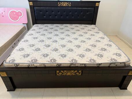 Al Thuqbah, Furniture, SAR 500,  Used Bed Cot With Mattress For Sale &ndash;  200 X 200 Cm &190x120 Cm (URGENT SALE)
