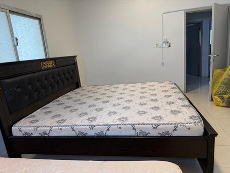 Al Thuqbah, Furniture, SAR 500,  Used Bed Cot With Mattress For Sale &ndash;  200 X 200 Cm &190x120 Cm (URGENT SALE)