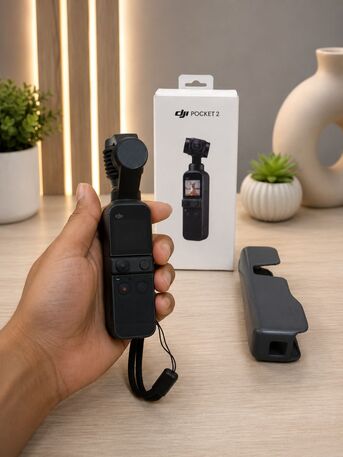 Manama, Electronics, BHD 80,  DJI Osmo Pocket 2 Handheld Gimbal Stabilizer 3-Axis 4K Camera 4K HD Video Recording