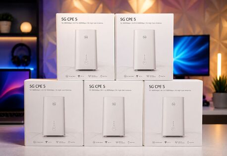 Manama, Electronics, BHD 25,  Brovi H155-382 5G Cpe 5 High-speed 5G Wifi Router  Wi-Fi 6 For Fast Internet Zain Sim Work