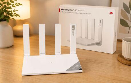 Manama, Electronics, BHD 15,  Huawei WiFi AX3 Pro WS7200 Wi-Fi 6 Plus Quad-core Router Mesh WiFi 6 System  MU-MIMO Dual