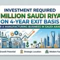 INVESTMENT OPPORTUNITY - SAUDI ARABIA