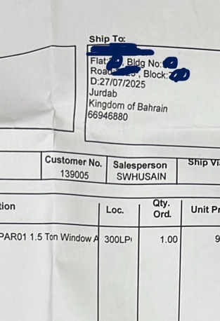 Manama, Air Conditioners, BHD 85,  Hisense AC With Warranty Discounted