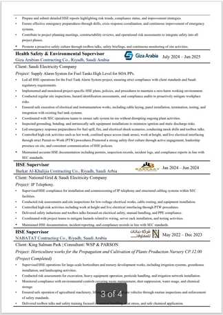 Riyadh, Job Seekers, Experienced HSE Manager, Engineer Available For Immediate Joining