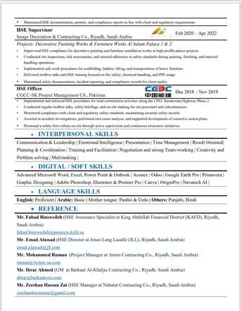 Riyadh, Job Seekers, Experienced HSE Manager, Engineer Available For Immediate Joining