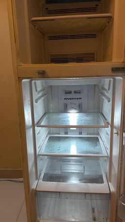 Al Sulaymaniyyah, Household Items, SAR 800,  Hitachi - 13.2 Cu. Ft. Double Door Top Freezer Refrigerator, Inverter