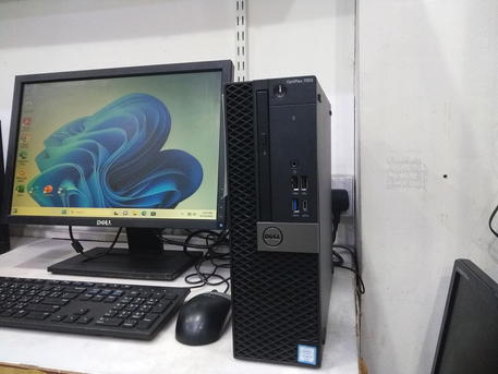 East Riffa, Computers, BHD 78,  DELL OPTIPLEX 7050 Core I7 8GB Ram 256 SSD 19"Inch Monitor 78 BD Only