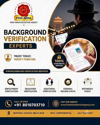New Delhi, Legal, Reliable Pre-Hiring Investigation Services For Smart Recruitment
