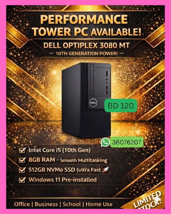 Manama, Computers, BHD 190,  Dell OptiPlex SFF 14 Th & 13 Th Generation For Sale