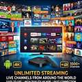 4K Smart TV BOX RECIEVER/Watch TV Channels Without Dish/Smart TV BOX