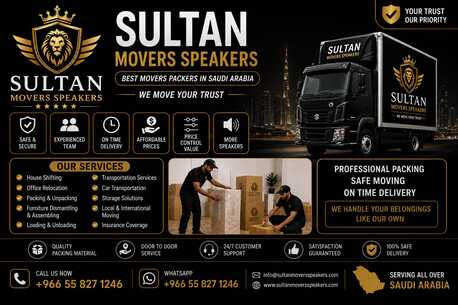 Riyadh, Labor/Moving, SULTAN MOVERS & PACKERS &ndash; RIYADH  ONE-STOP PERFECT SOLUTION FOR ALL MOVING & CLEANING NEED