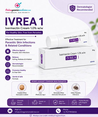 New York, Medical, Ivrea 1% Cream  (Ivermectin Cream) | Stromectol Care | OnlineGenericMedicine