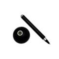 INR 350,  Personalized Golden Glitter Pen