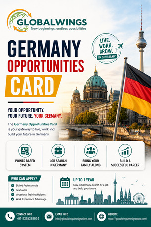 New Delhi, Immigration, Germany Chancenkarte Visa Assistance &ndash; GlobalWings Visa Consultants