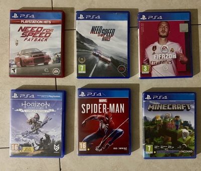 Juffair, Video Games, BHD 4,  PS4 Games - 4 BD Each