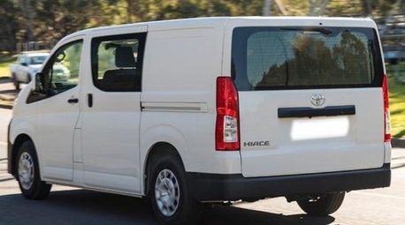 Salmaniya, Vehicles, Cars & Trucks , Toyota Hi-Ace,  2026,  Manual,  1900 KM,   Toyota Hiace  ( Brand New Bus ) Half Passenger & Half Cargo.