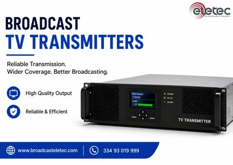London, Electronics, Broadcast TV Transmitters For Modern Television Networks