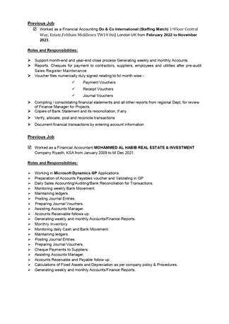 Jeddah, Job Seekers, Accountant | Transferable Iqama | Immediately Joining