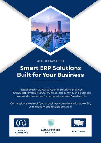 Riyadh, Software, Intelix Cloud Based ERP-ZATCA Approved E-Invoice ERP Software