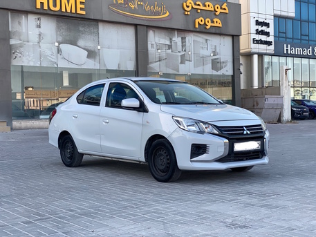 Manama, Vehicles, Cars & Trucks , BHD 2500,  Mitsubishi Attrage,  2021,  Automatic,  95200 KM,   /  (White)